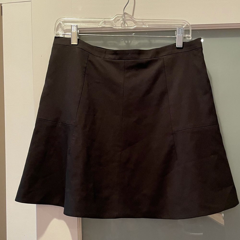 J Crew Black Skater Skirt